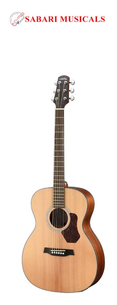 Walden O550E W/Gig Bag Natura Solid Spruce Top Orchestra Acoustic-Electric Guitar - Open Pore Satin Natural