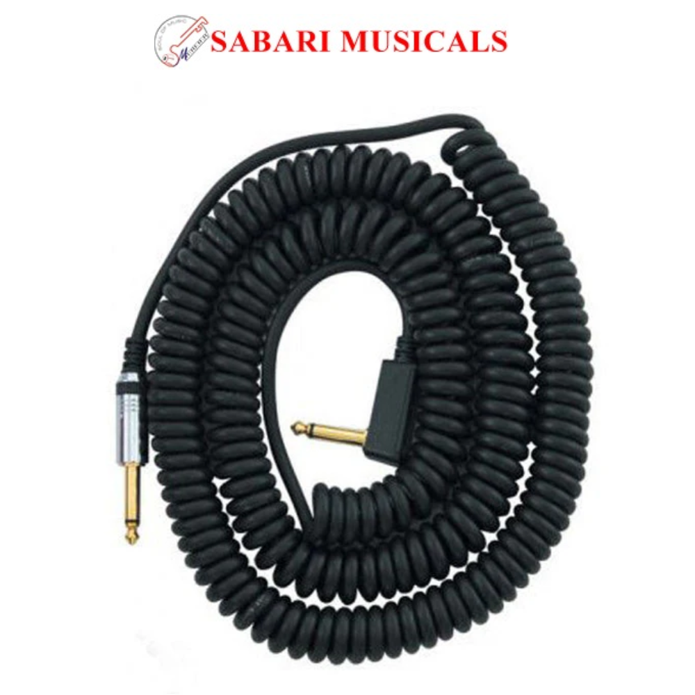VOX, Guitar Cable, Coil, 9 meters, VCC-90BK - BLACK