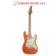 Schecter Nick Johnston Traditional SSS Electric Guitar With Gig Bag - Atomic Orange