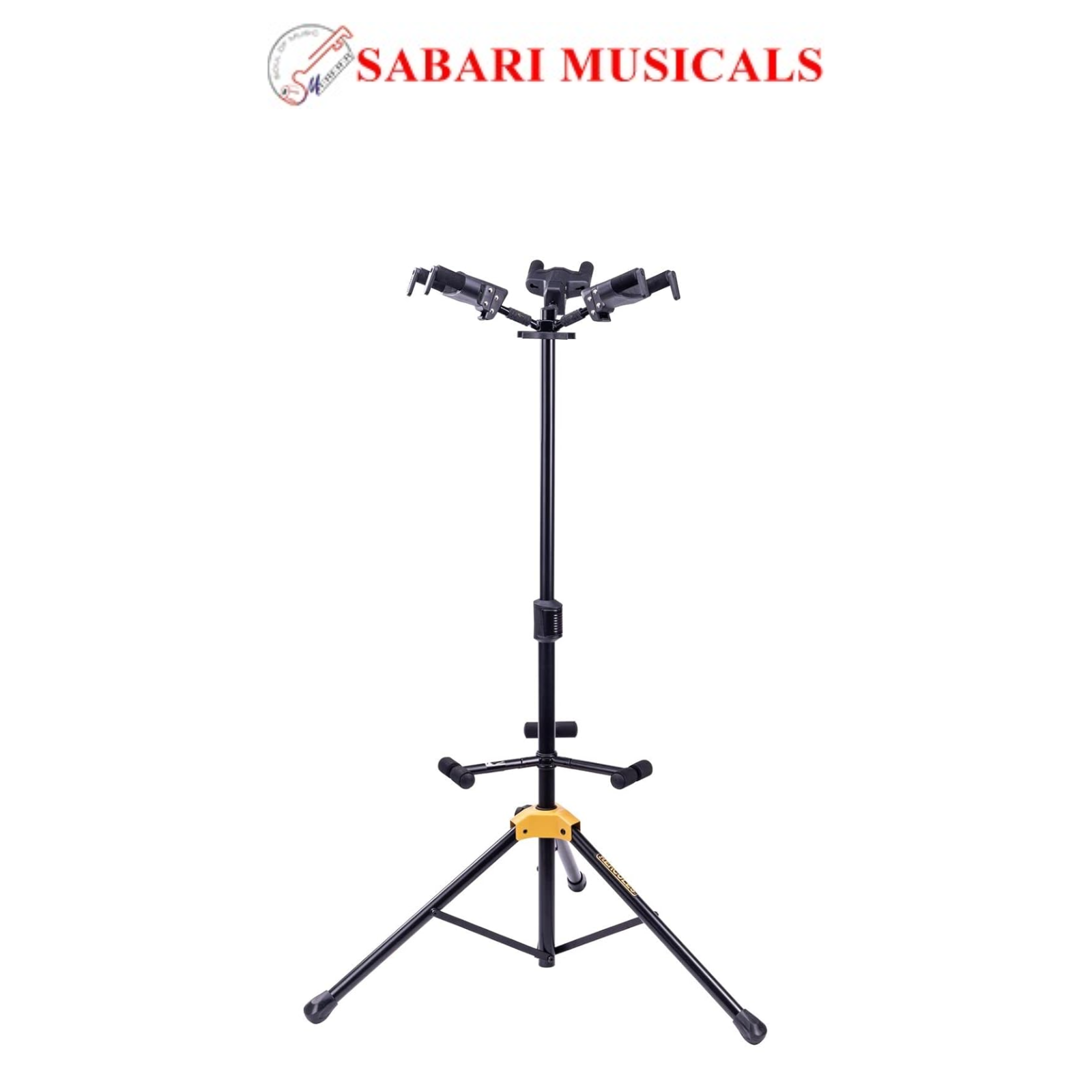 Hercules GS432B Plus Auto Grip System Triple Guitar Stand