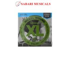 D'Addario Guitar Strings - XL Nickel Electric Guitar Strings - EXL117 - Perfect Intonation, Consistent Feel, Reliable Durability - For 6 String Guitars - 11-56 Medium Top/Extra Heavy Bottom