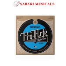 D'Addario, Classical Guitar Strings, Pro Arte, Black Nylon, Hard Tension -Set EJ50