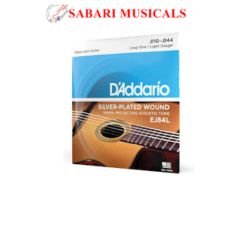 D'Addario EJ84L Gypsy Jazz Acoustic Guitar Strings, Loop End, Light, 10-44