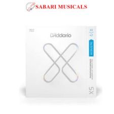 D'Addario XS Acoustic Guitar Strings, Phosphor Bronze, Light, 12-53 (XSAPB1253)