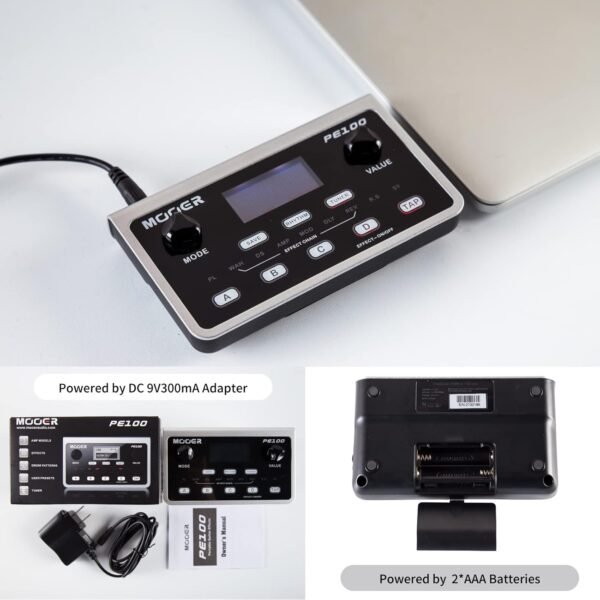 MOOER PE100 Portable Guitar Effects - Image 6