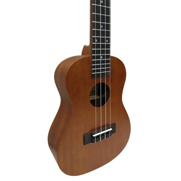 Pluto UK-23 Inch Natural Mahogany Concert Ukulele - Rosewood Fretboard - Image 4