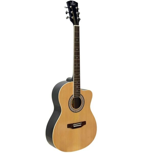Pluto Acoustic Guitar 201 series Medium with Cutaway PA39C-201 - Image 4