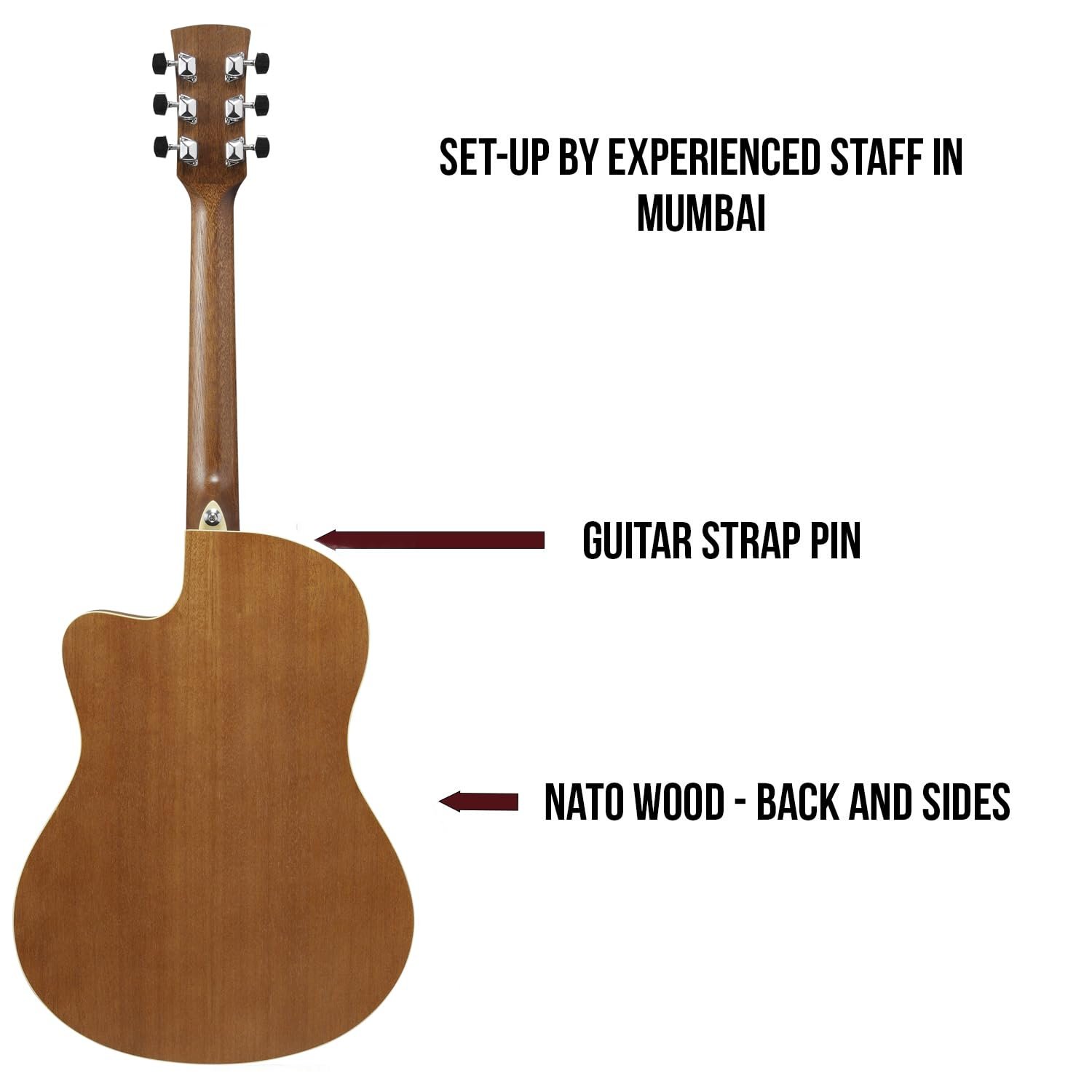 Ibanez Rose Wood Acoustic Guitar MD Series MD39C OPN - Image 2