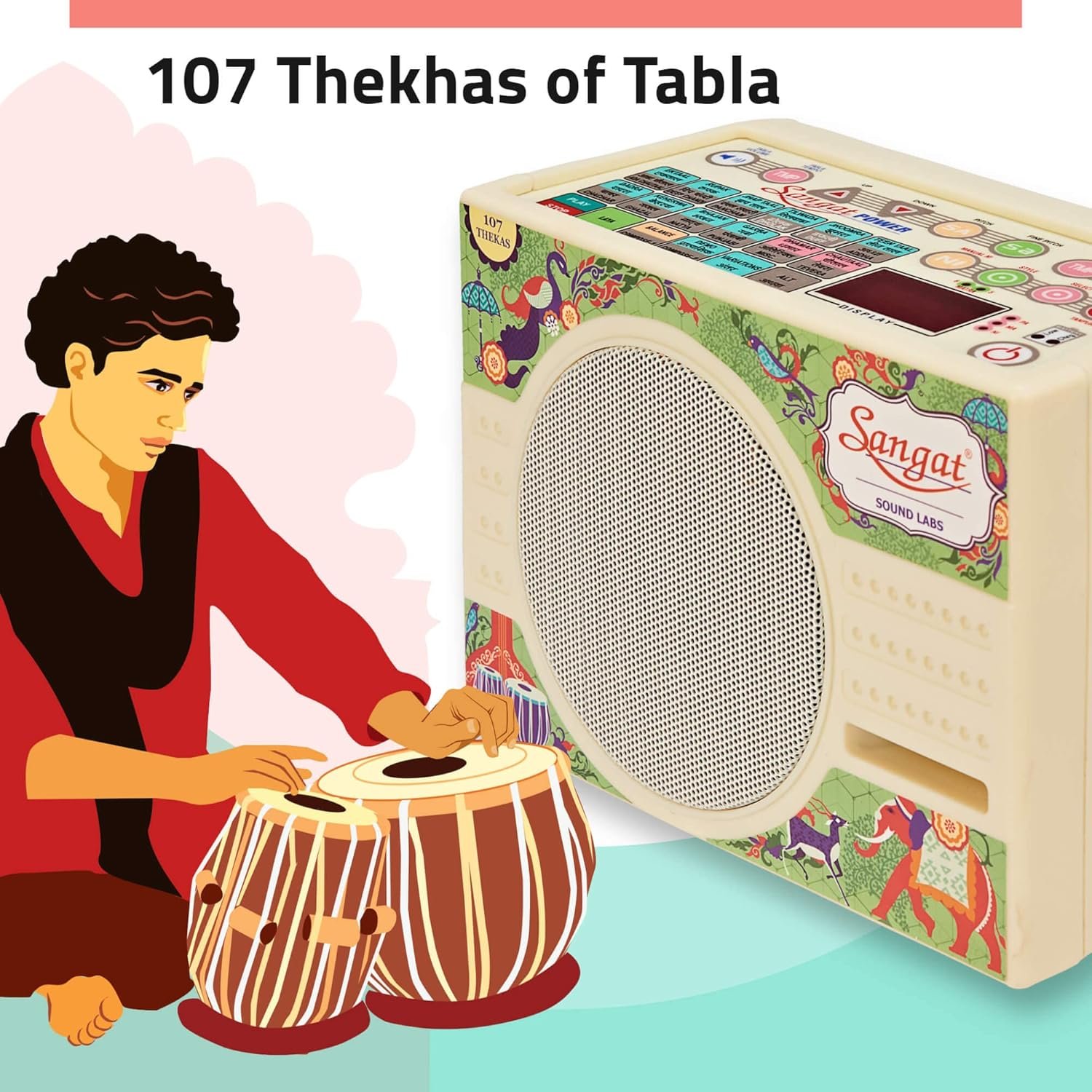 Sangat Power Electronic Tabla Tanpura Digital Musical Instrument by Sound Labs. - Image 2