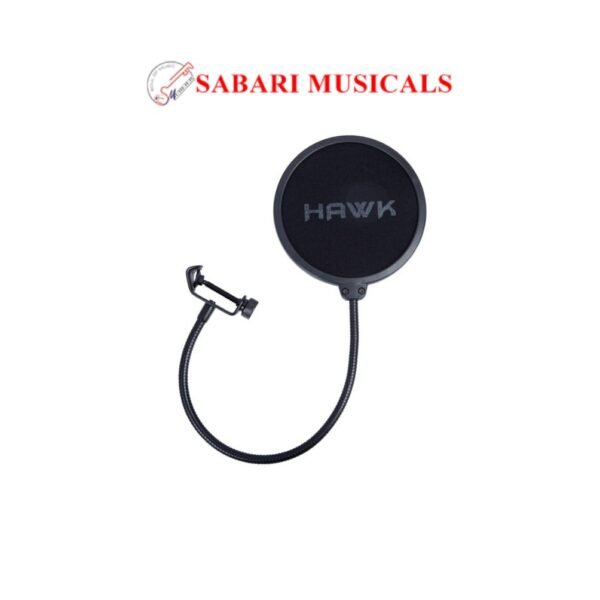 Hawk Proaudio PS02 Pop Filter for Vocal Recording/Streaming, 5.25 Inch (Black)