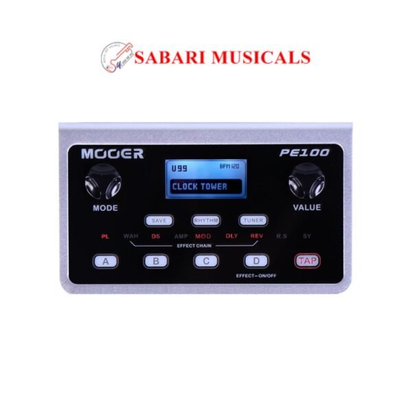 MOOER PE100 Portable Guitar Effects