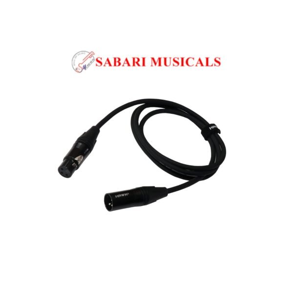 Hawk Proaudio Hawk SXFG005 Gold Series XLR Male to Female Microphone Cable With Cable Tie - 1.5 Meter (Black Color)