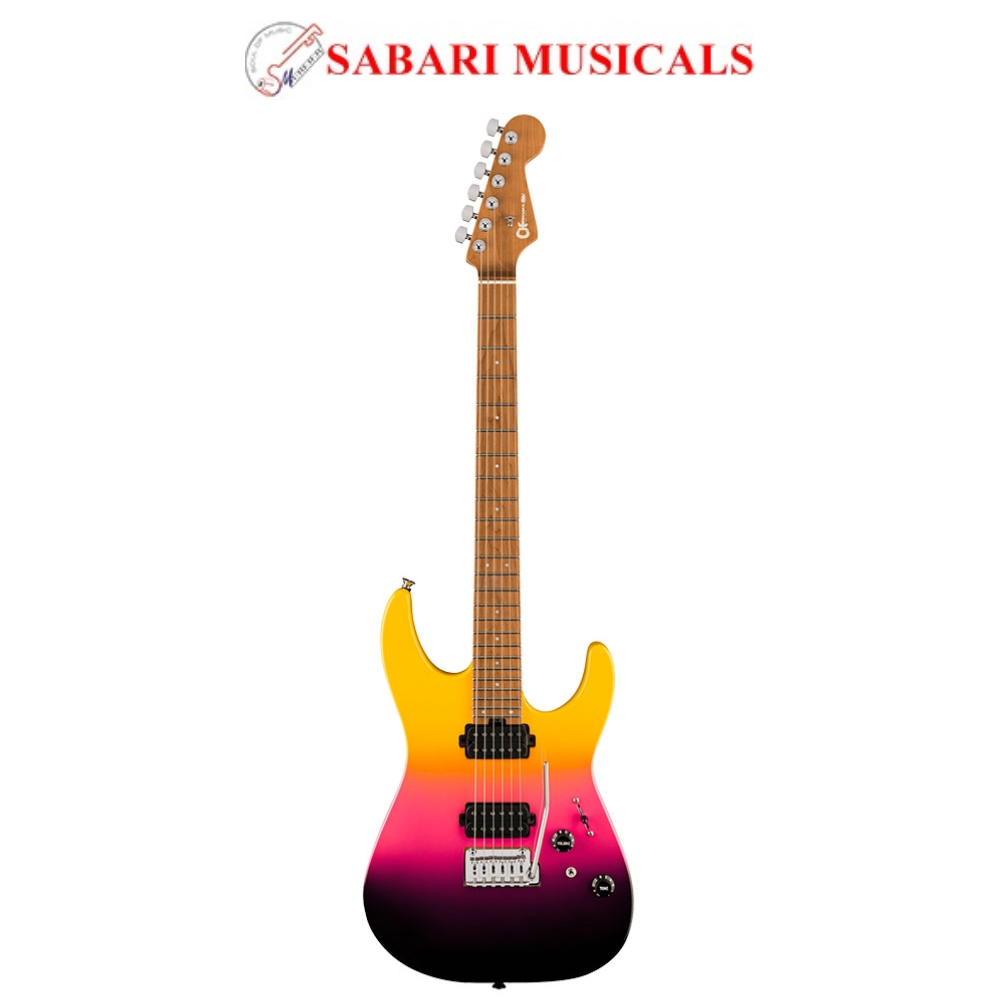 Charvel Pro Mod DK24 HH 2PT CM Caramelized Maple Fingerboard Electric Guitar 2962411500 - Malibu Sunset
