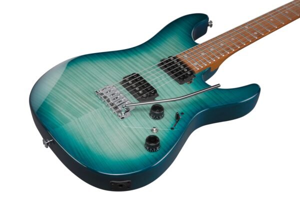 Ibanez AZ24S1F-TXB AZ Standard Series HH Electric Guitar in Transparent Turquiose Burst - Image 5