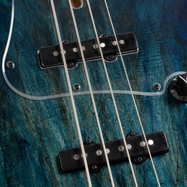 Cort Bass GB Fusion 4 string with bag Blue Burst - Image 4