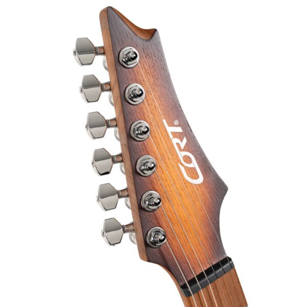 Cort Electric Guitar X700 TRIALITY Open Pore Vintage Burst - Image 8