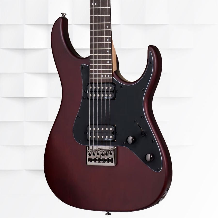 Schecter Banshee-6 SGR Electric Guitar - Walnut Satin 3853 - Image 3