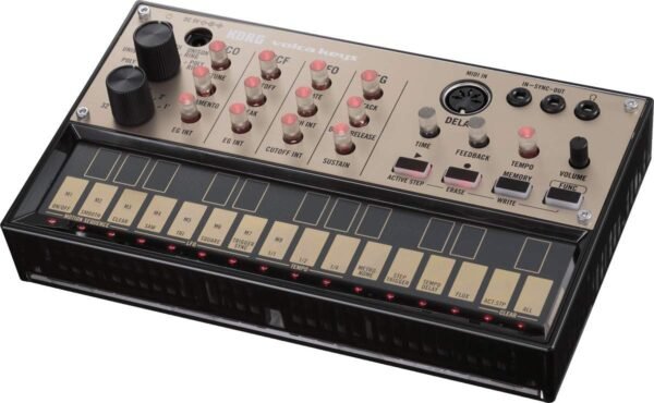 Korg Volca Keys Analogue Loop Synthesizer Polyphonic w/Simple-three Voice Analog and Self Tuning - Image 3