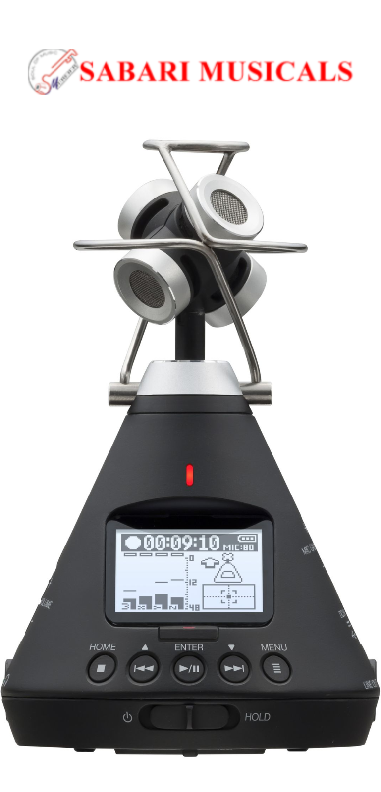 Zoom H3-VR Handy Audio Recorder with Built-In Ambisonics Mic Array