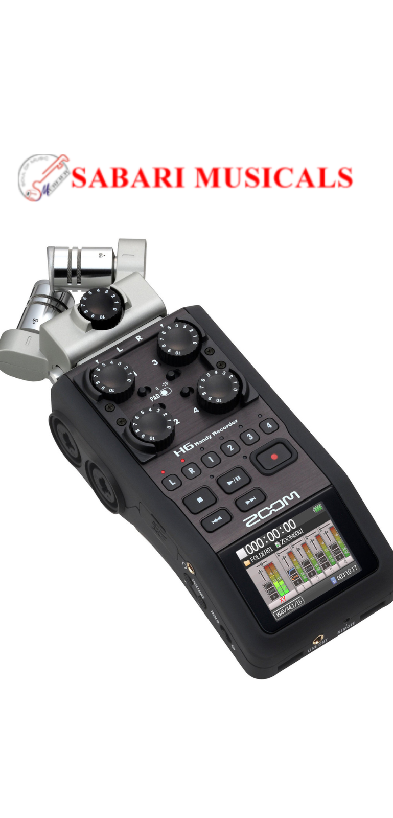 Zoom H6 Portable Audio Recorder