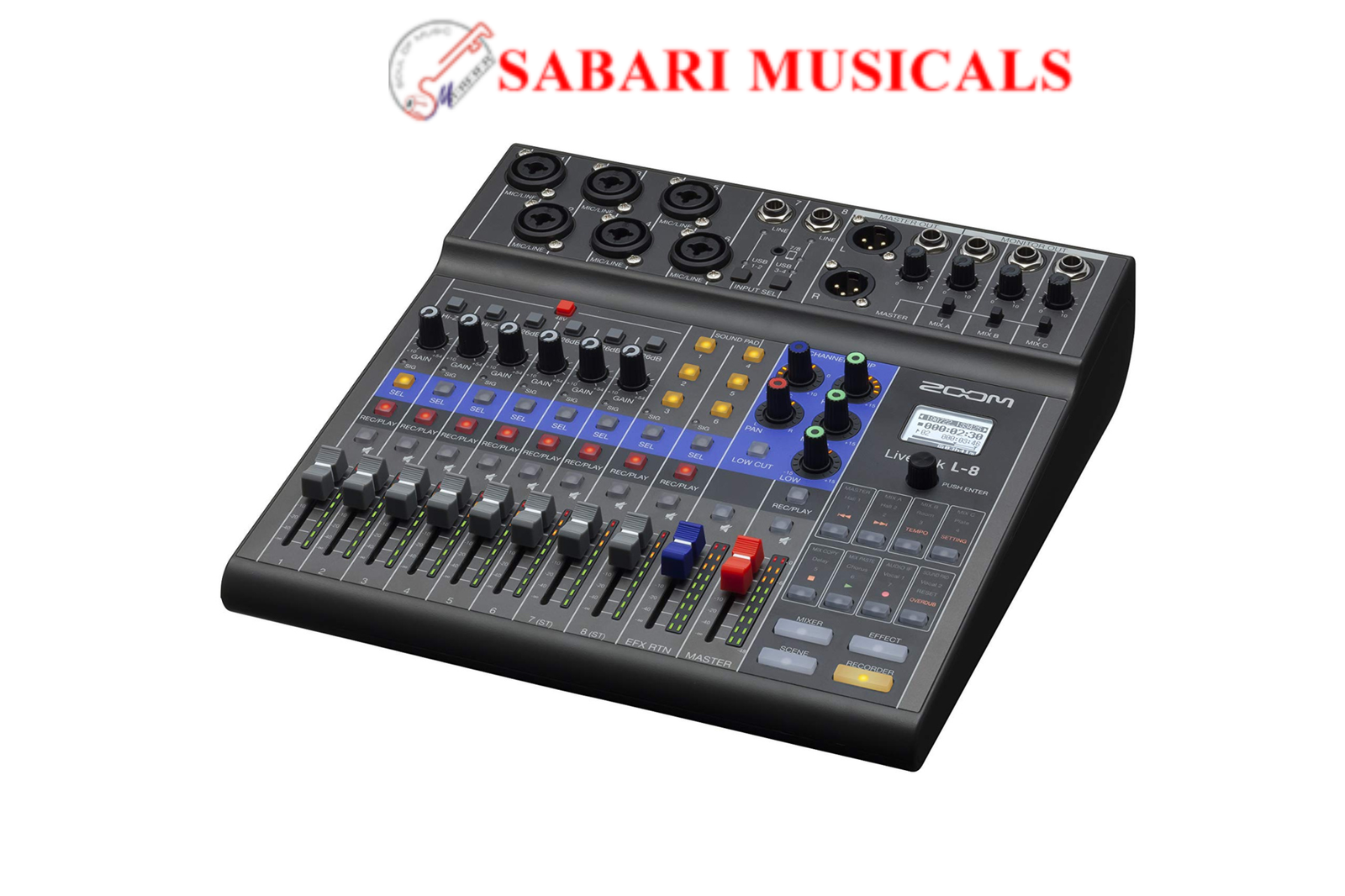 Zoom LiveTrak L-8 8-channel Digital Mixer / Recorder