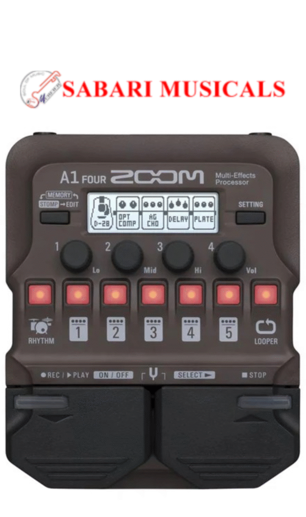 Zoom A1 Four Acoustic Instrument Multi-Effect Processor