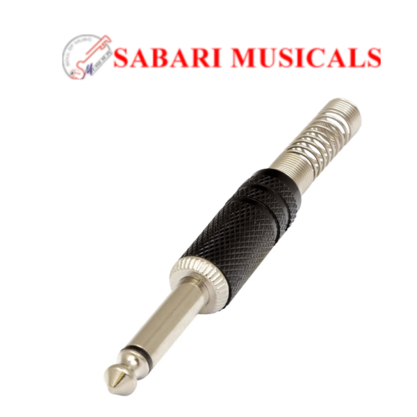 Proel S210BK Mono Jack 6.3mm Brass Sleeve Black