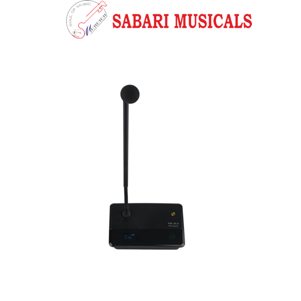 Studiomaster - Vak 30.D Delegate Microphone - 20 UHF Channels