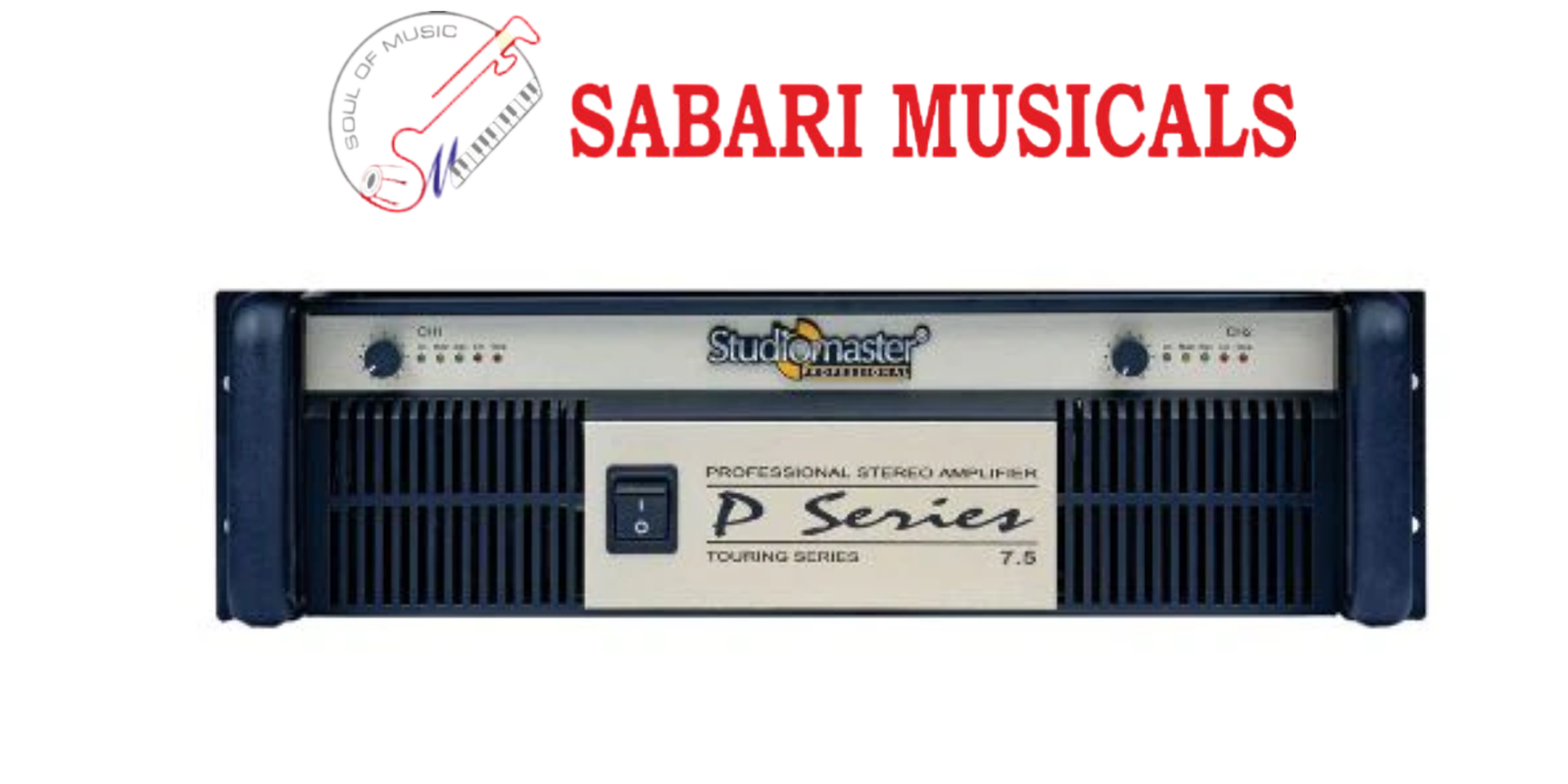 Studiomaster PA 7.5 Dual Channel Amplifier (3750+3750watts)