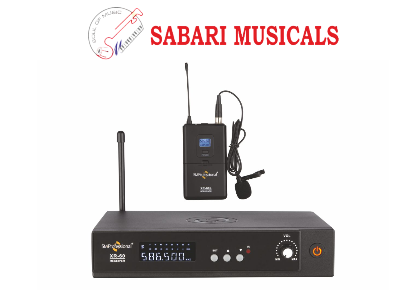Studiomaster XR Series Wireless Microphone UHF XR 60L