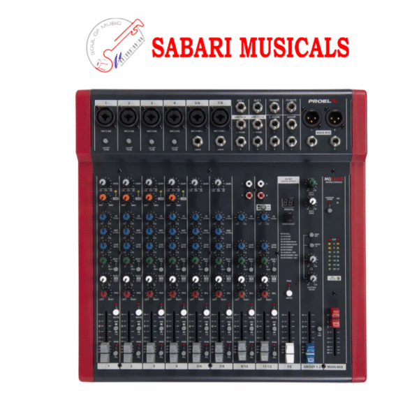 Proel MQ12USB Compact 12 Channel Analog Mixer with FX and USB