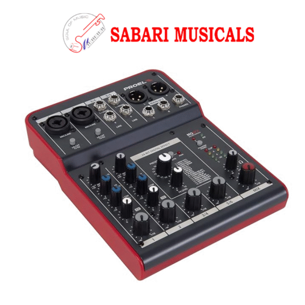 Proel MQ6FX Compact 6-channel mixer with FX