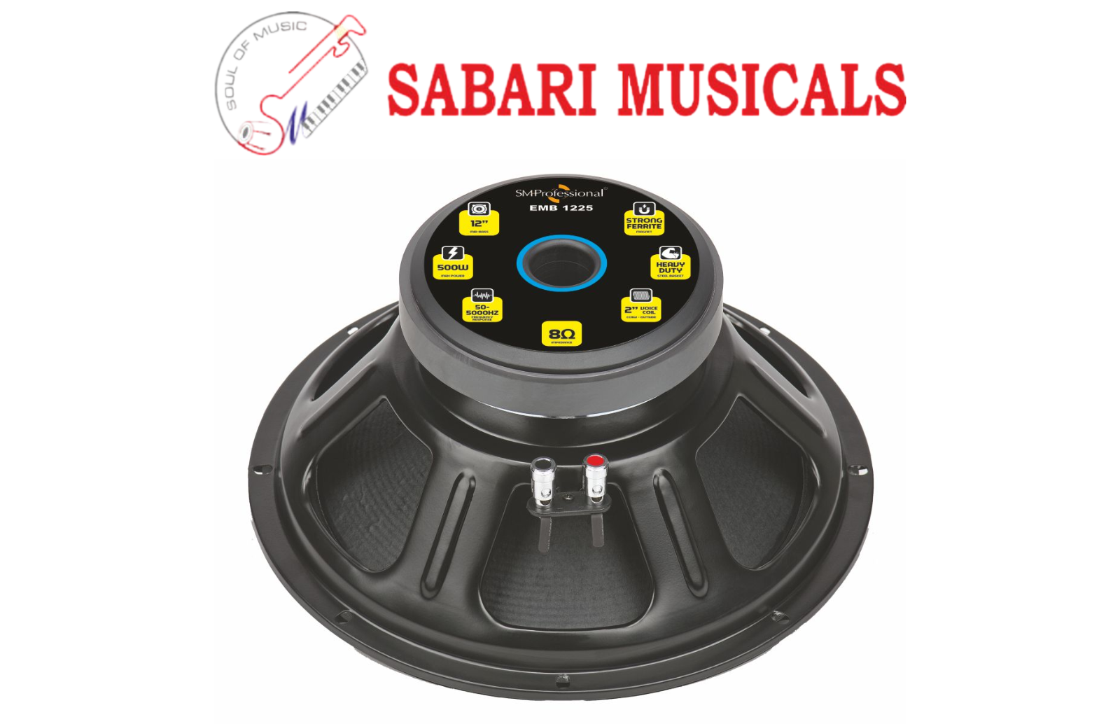 Studiomaster EMB 1225 12”Inch Speaker (250 watts RMS)