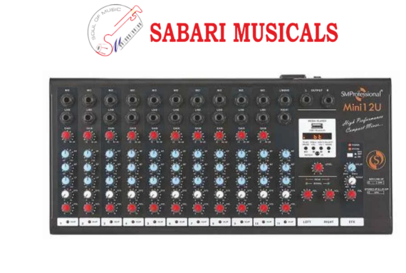 Studiomaster Professional 25Hz-19kHz Compact Sound Mixer, Mini 12U - Image 2