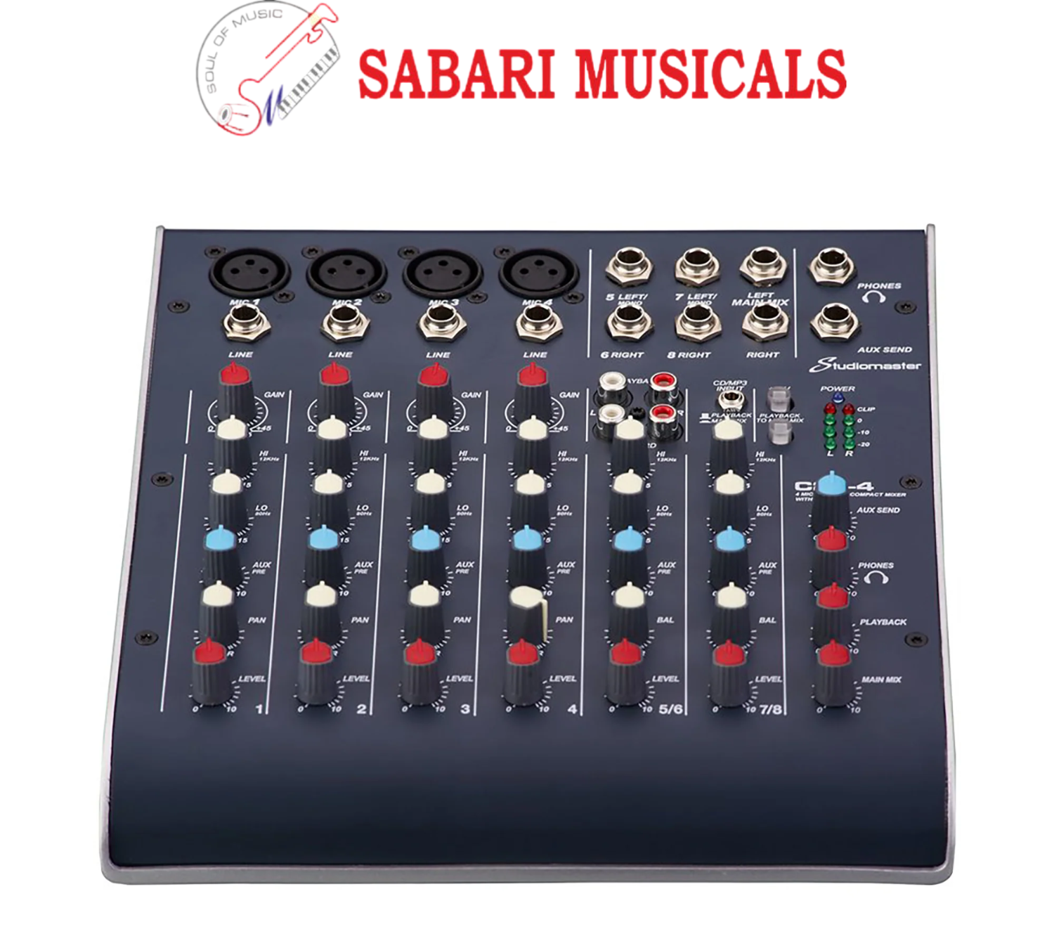 Studio Master C2-4 2 Channel Compact Mixer