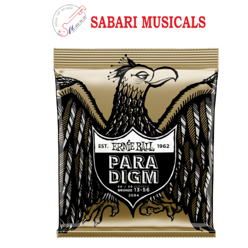 Ernie Ball Paradigm 80/20 Bronze Acoustic Guitar Strings P02084 Paradigm 80/20 Medium 13-56