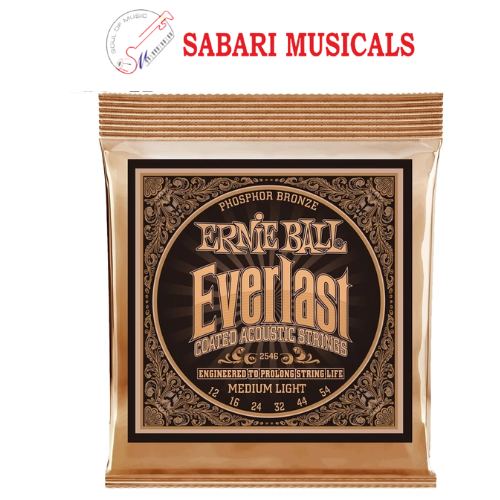 Ernie Ball Everlast 2546 Phosphor Acoustic Guitar Strings 12-54