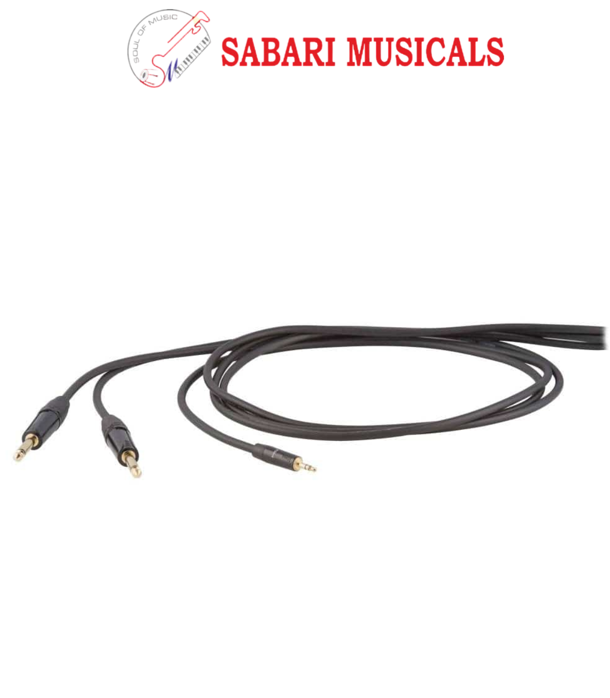 Proel DHS545LU5 DH.Audio Cable 3.5ST-2 6.3MN BK 5M