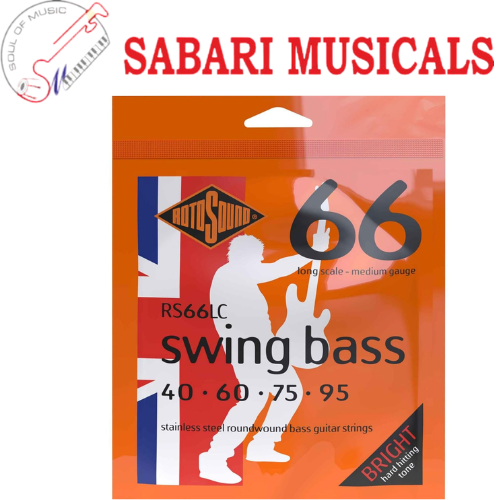 Rotosound Swing Bass 66 Stainless Steel Bass Guitar String - Medium 040-095