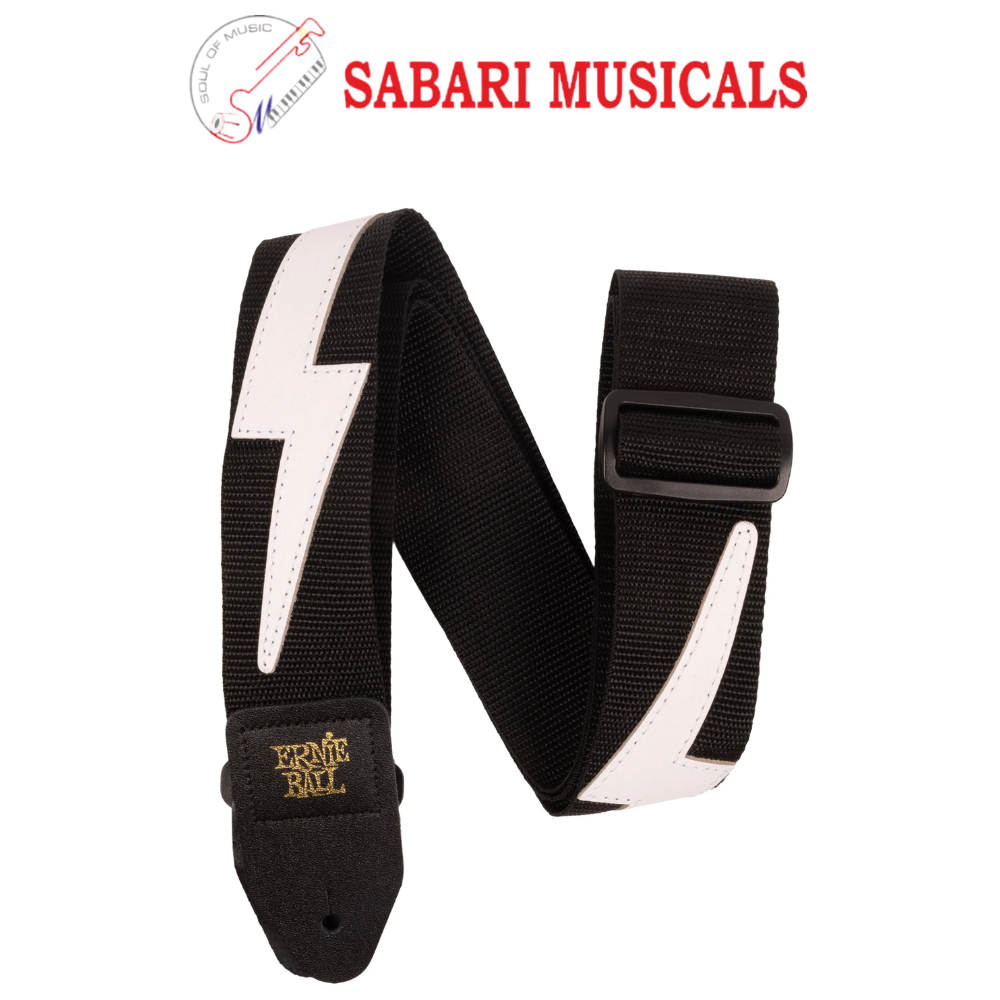 Ernie Ball P05399 Guitar Strap White Lightning