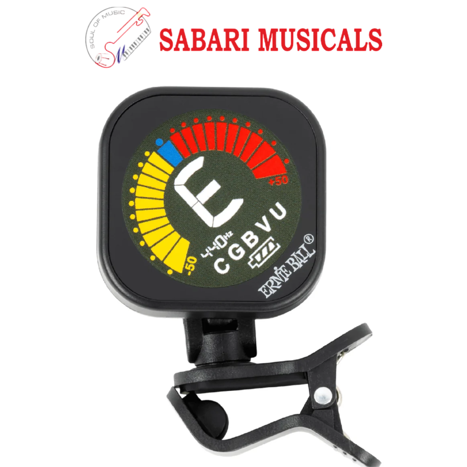 Ernie Ball ProTune USB-C Rechargeable Clip-on Tuner