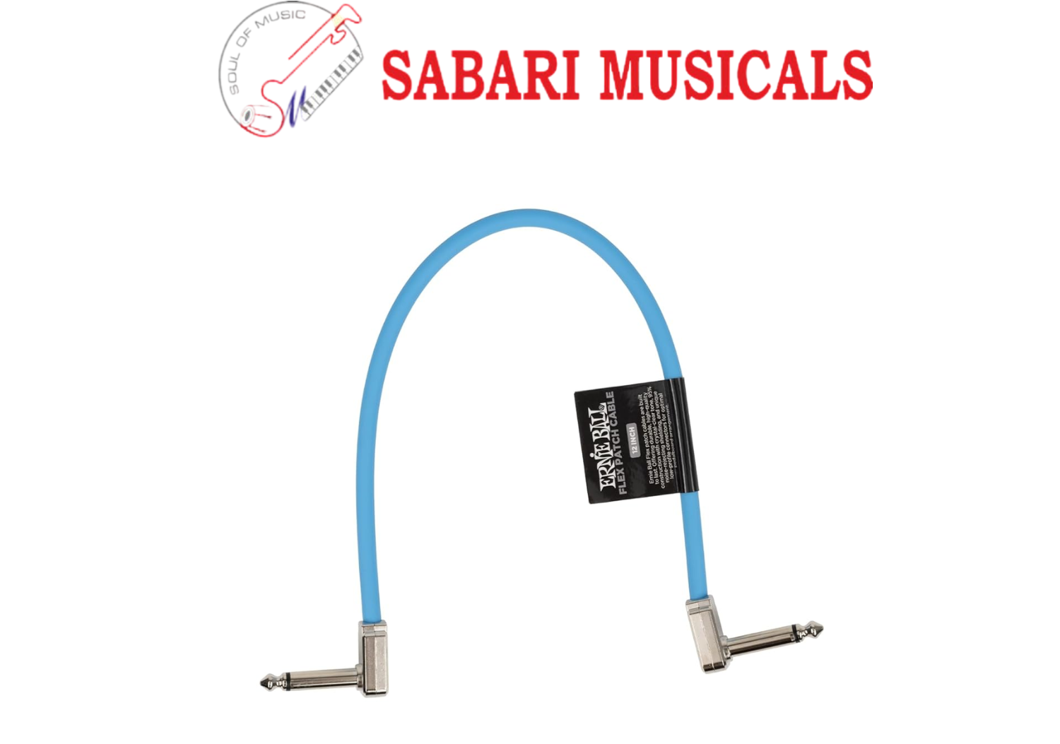 Ernieball 6456 (6456 Flex Patch Cable Blue 30cm)