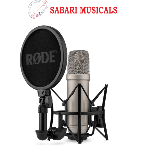 Rode NT1 5th Generation Large-Diaphragm Cardioid Studio Condenser Microphone Kit - Silver