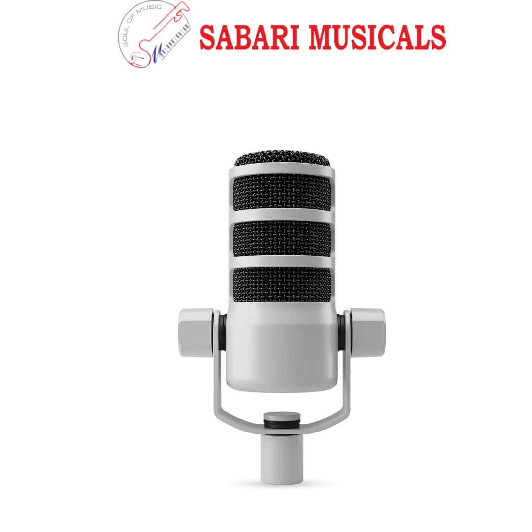 Rode PodMic Dynamic Broadcast Microphone - White