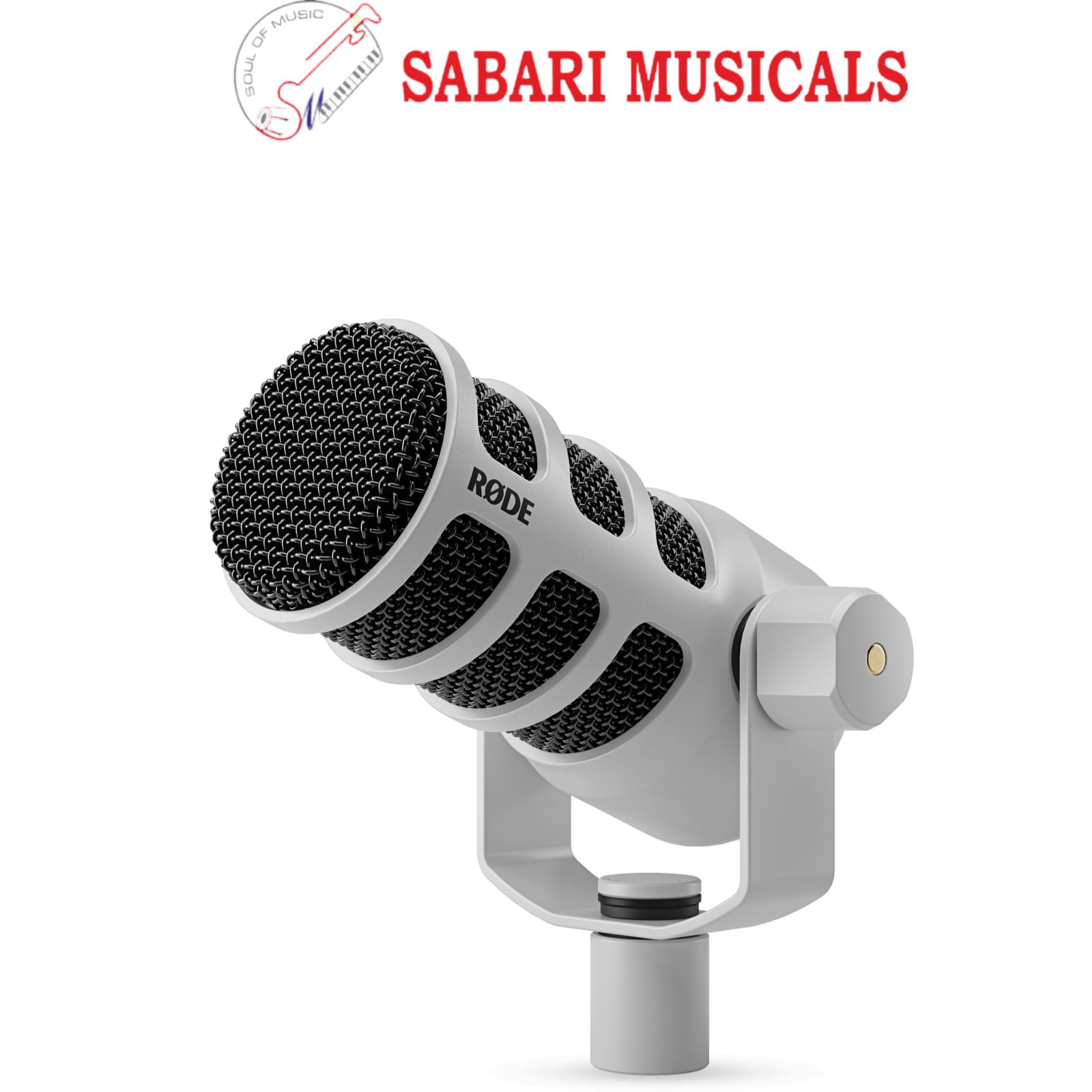 Rode PodMic USB Versatile Dynamic Broadcast Microphone - White