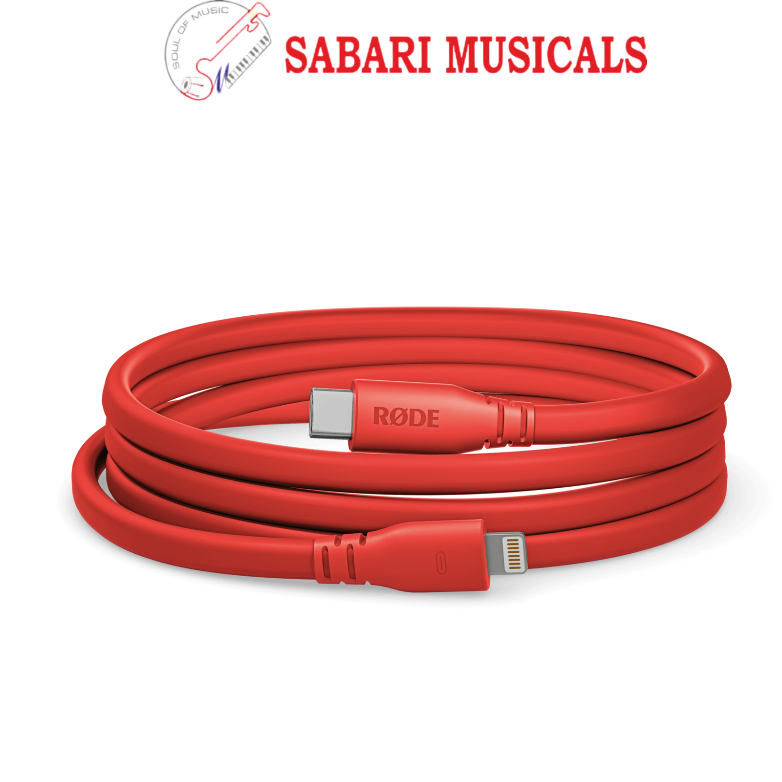 Rode SC19 USB-C to Lightning Cable (1.5m)-RED