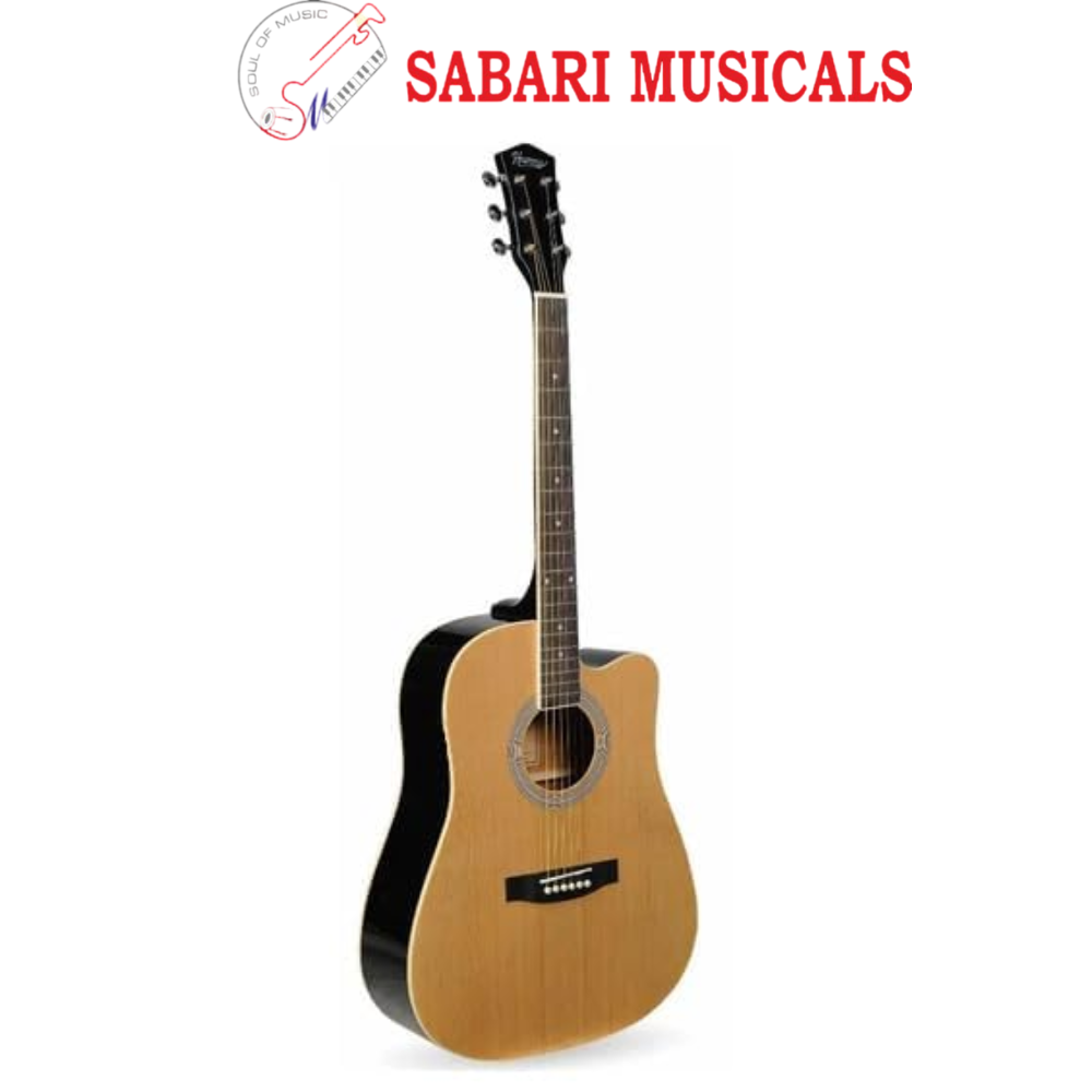 Havana AAG-41 Acoustic Guitar Cutaway Dreadnought, Natural