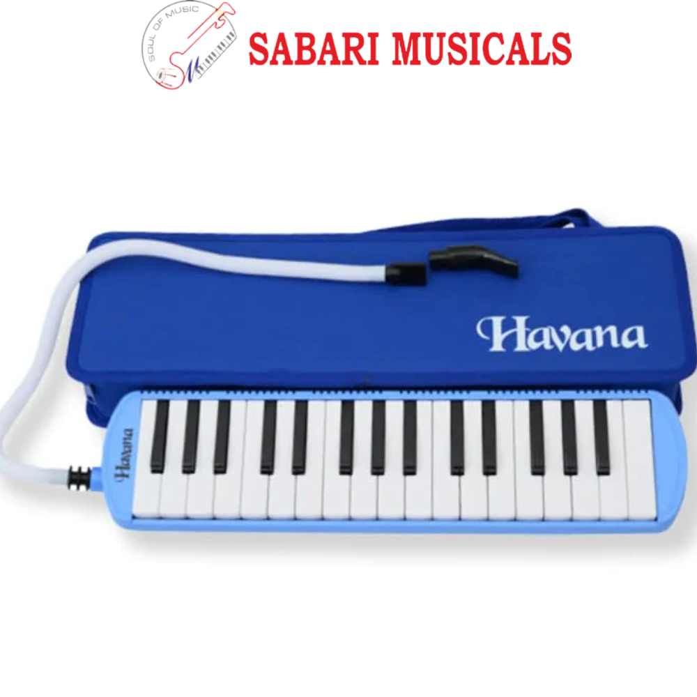 Havana MD32-BL 32-Keys Melodica With Case - Blue