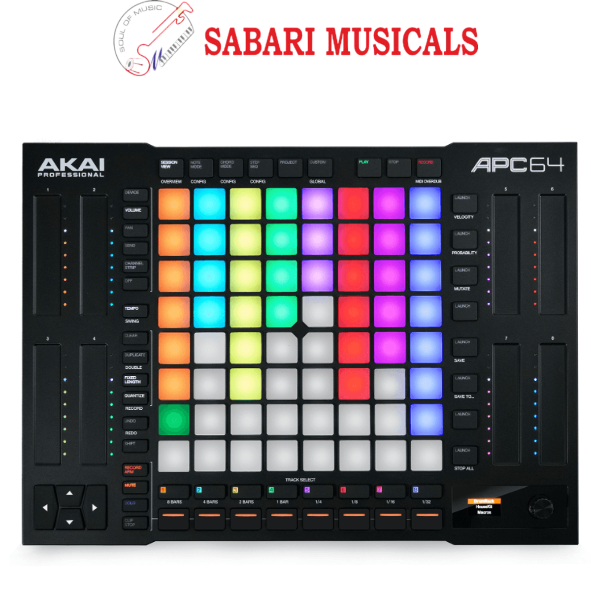 Akai APC64 Next Generation Pad Performance Controller for Ableton Live - Black