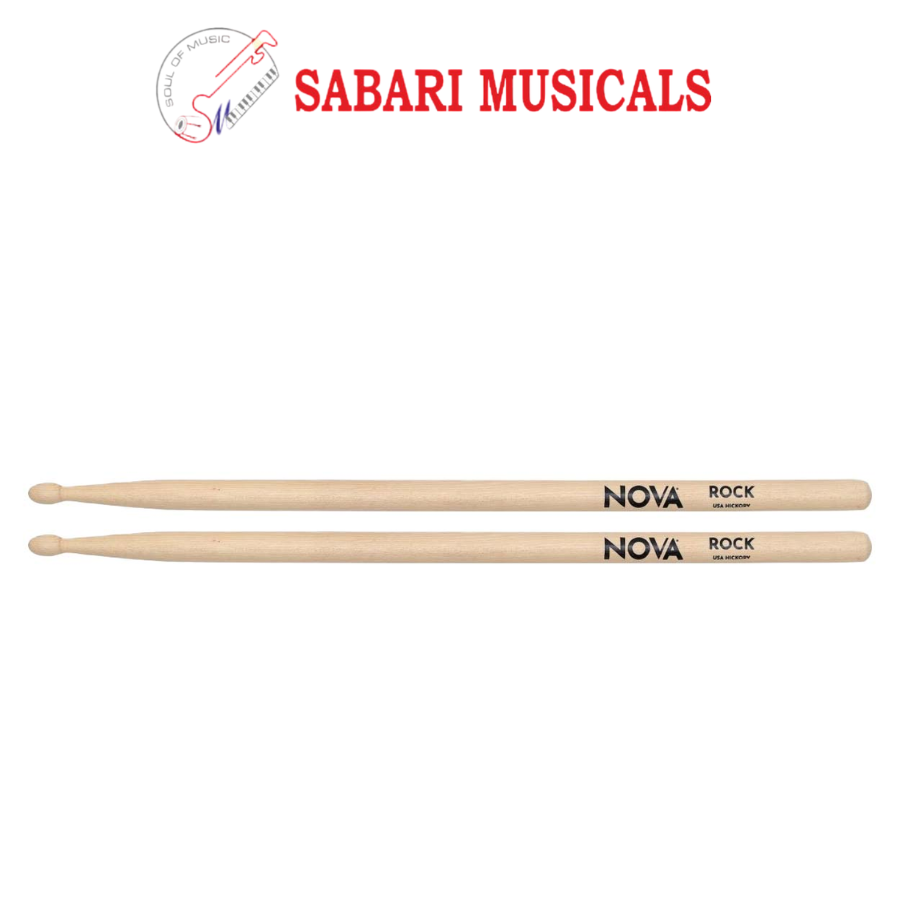 Vic Firth Nova Rock Hickory Wood Drumsticks